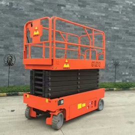 Electric Hydraulic Self Propelled Scissor Lift , Mobile Scissor Lift 12m Lift Height