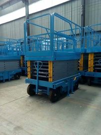 Electric Hydraulic Self Propelled Scissor Lift , Mobile Scissor Lift 12m Lift Height