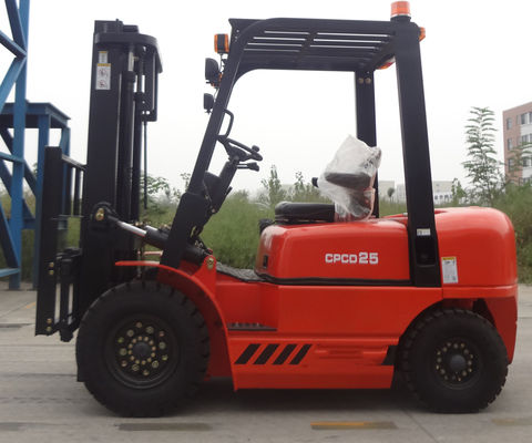 Dirección motriz Diésel carretilla elevadora de horquilla Largo 1,07-2,5 metros Ancho de horquilla 120-200mm