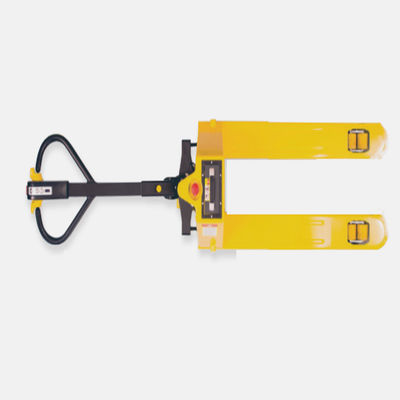 El motor de DC motorizó el camión de plataforma con voltaje del neumático 24v de la PU de la longitud 1220m m de la bifurcación